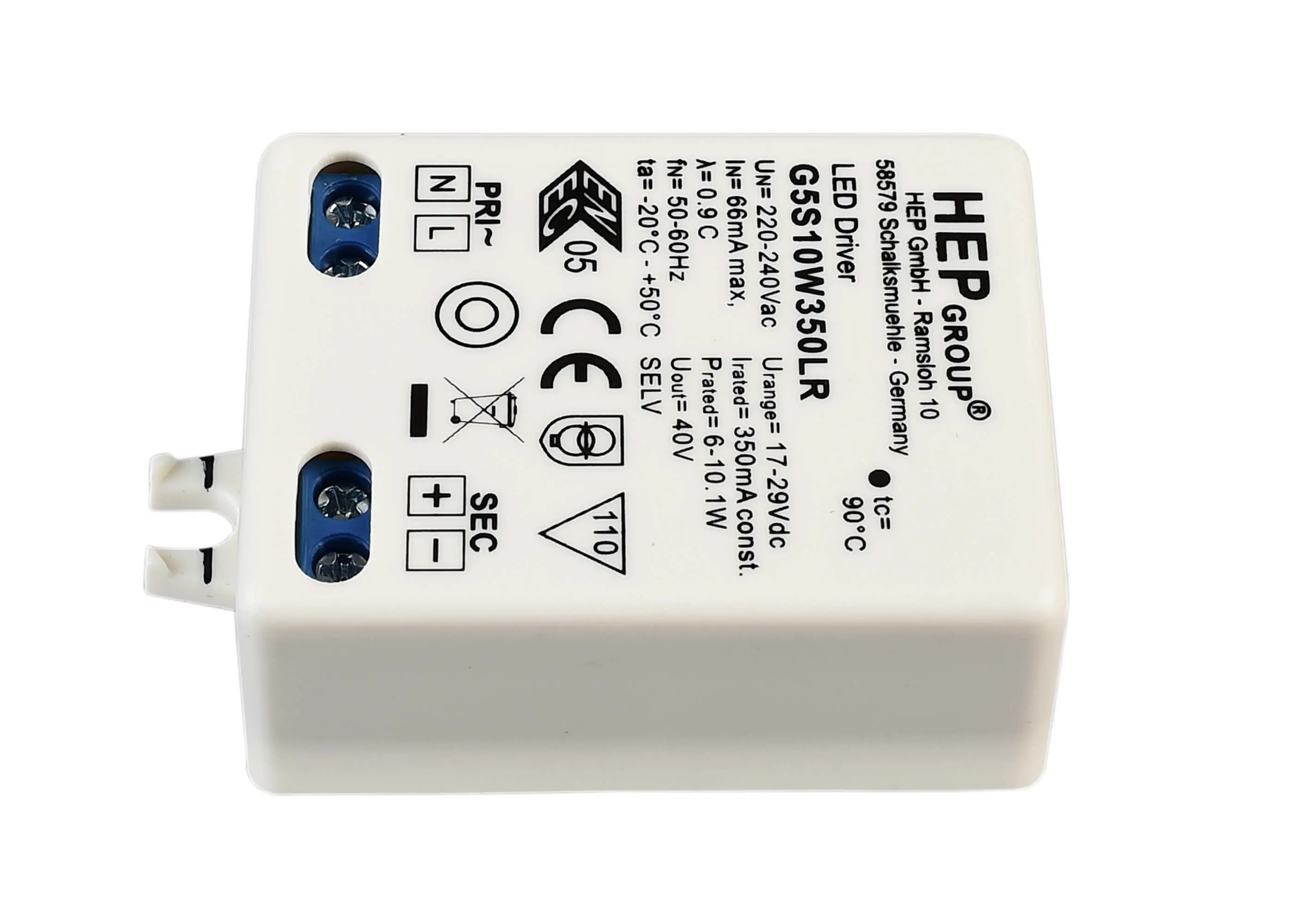 LED-Treiber Netzgerät HEP DC/CC 17-29V, 6-10W, 350mA