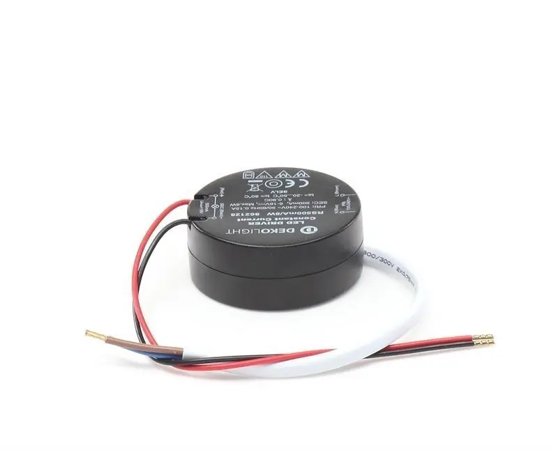 LED-Treiber Netzgerät Round DC/CC 6-16V, 3-8W, 500mA