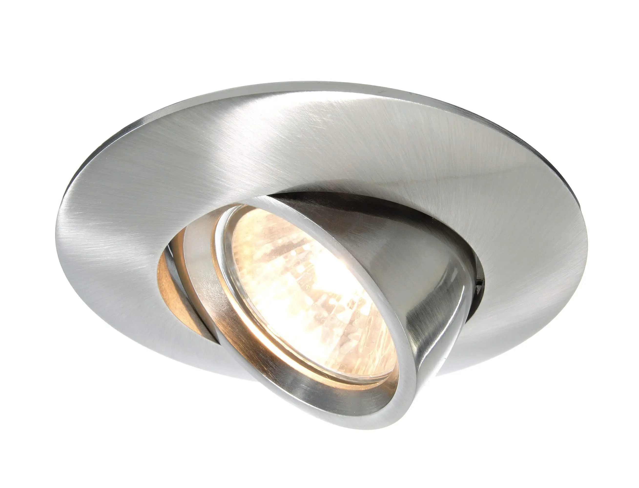 Einbauleuchte Sinux dreh- & schwenkbar, Ø 10,2cm, silber geb.