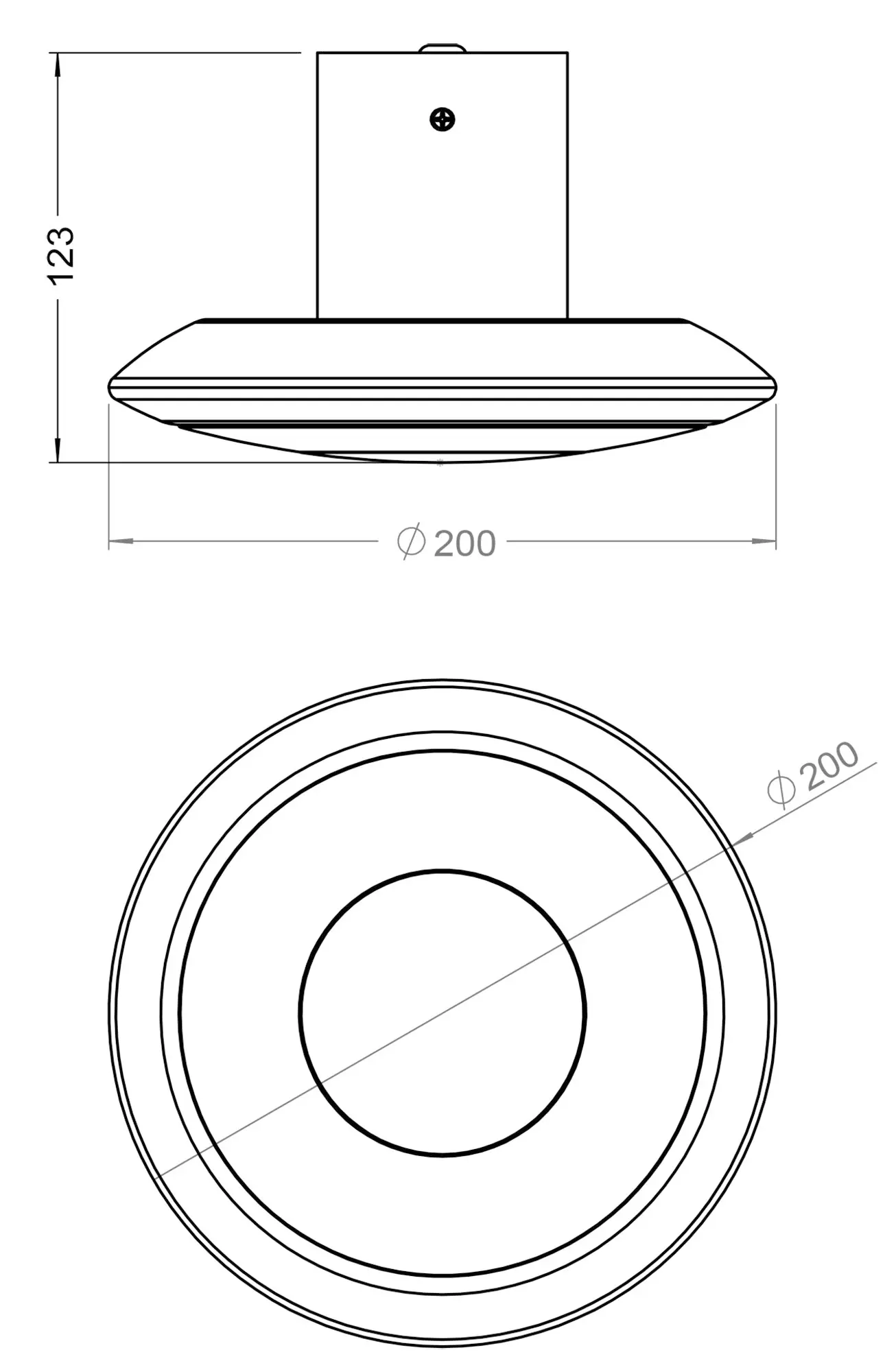 LED-Wandleuchte Bermuda II Designer Lampe weiß