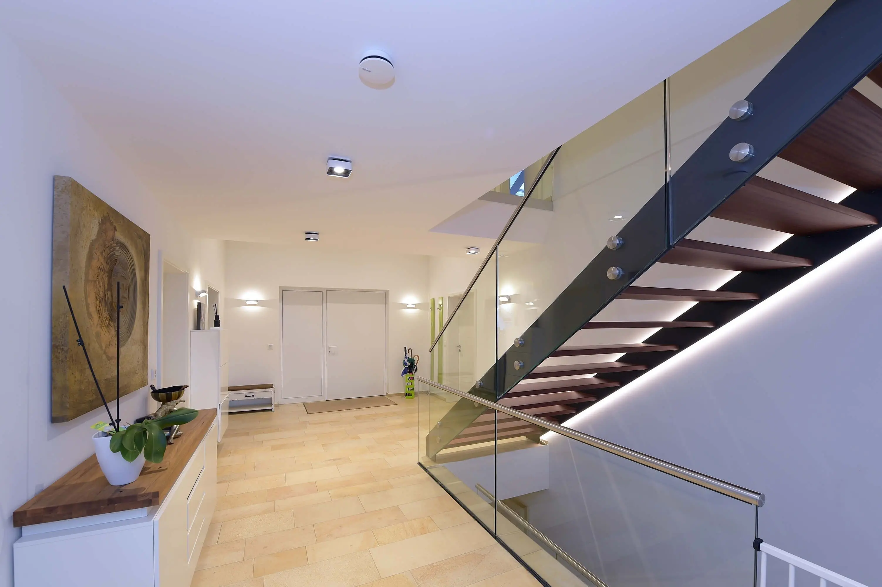 LED-Wandleuchte Acamar Up/Down klein & elegant silber