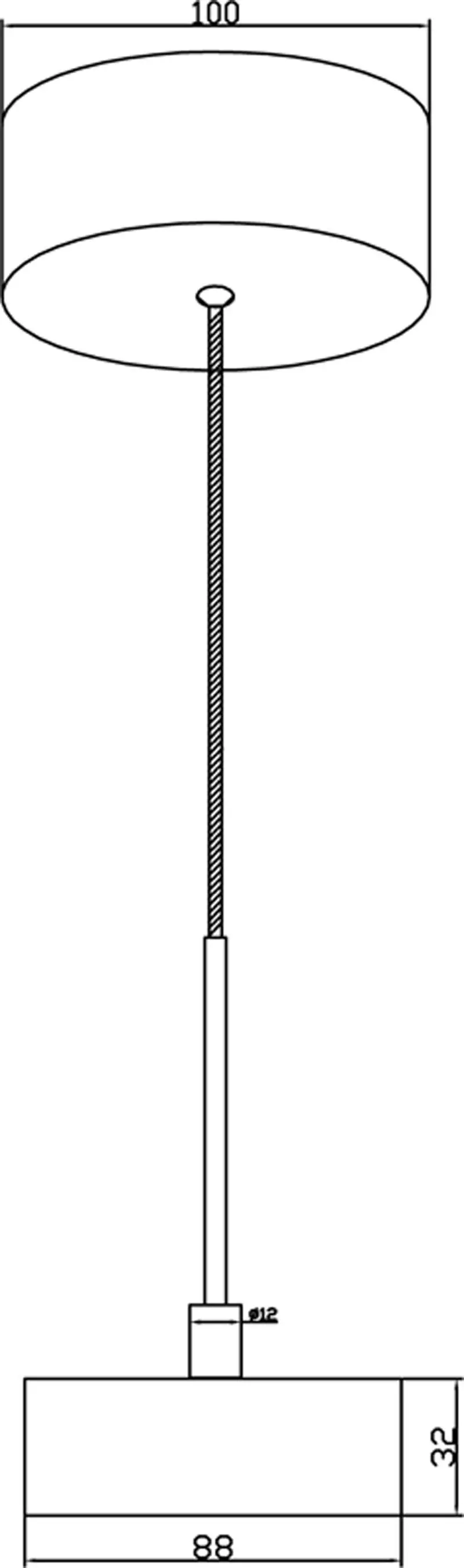 LED-Pendellampe Raphaelle Mini 3000K satiniert Ø 8,8cm