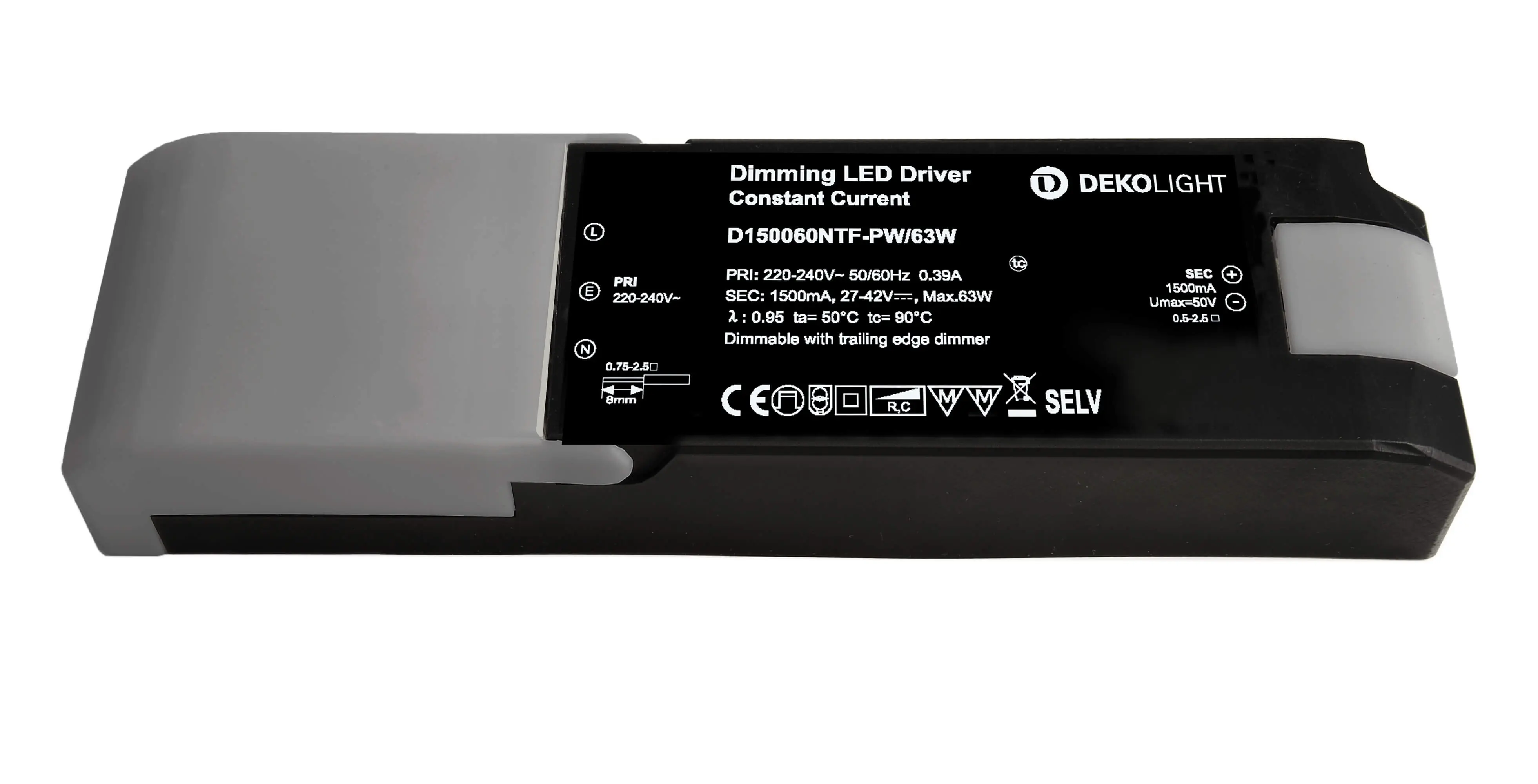 LED-Treiber Quick dimmbar DC/CC 27-42V, 40-63W, 1500mA
