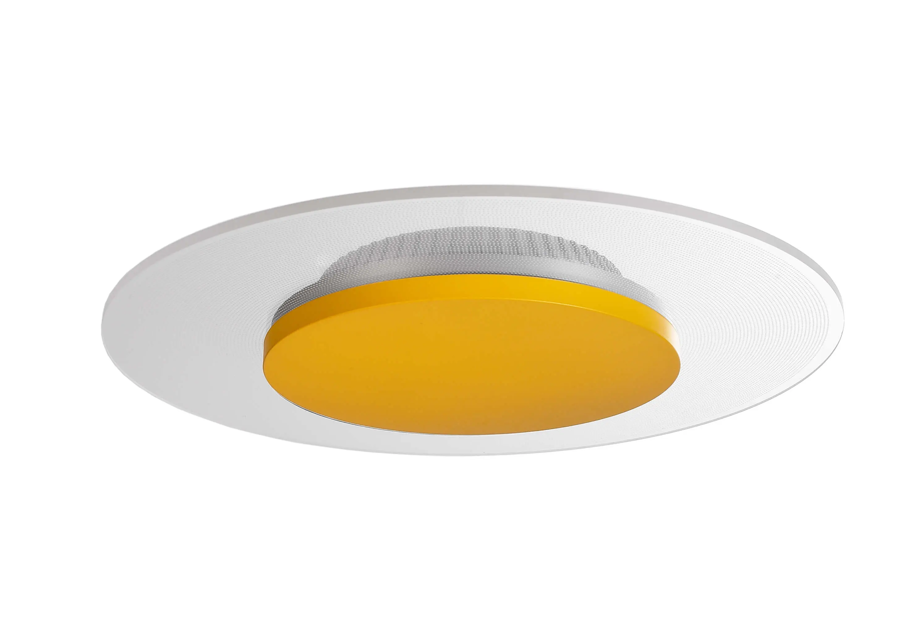 LED-Deckenleuchte Zaniah 12W Cover gelb, Ø 29cm