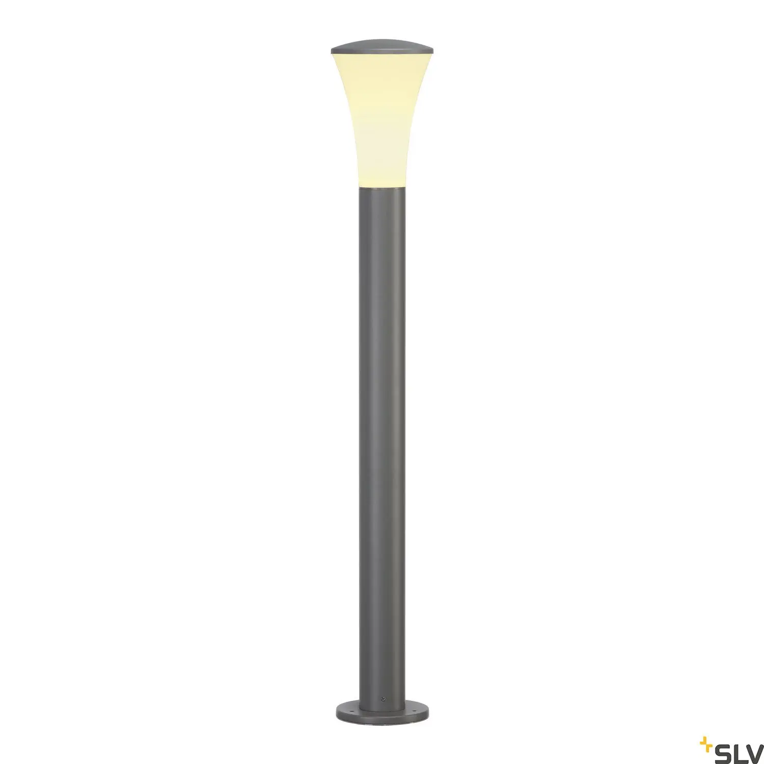 SLV Alpa Cone 100 dezente Wegelampe aus Aluminium E27