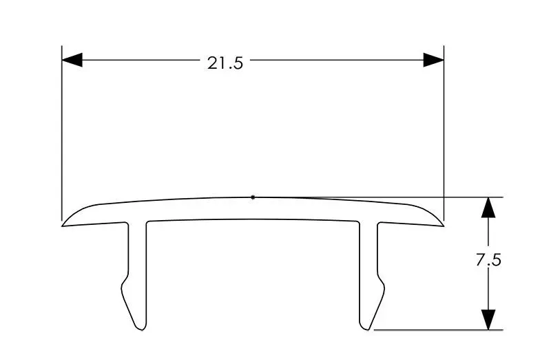 Abdeckung für 3-Phasen Stromschiene D-Line weiß