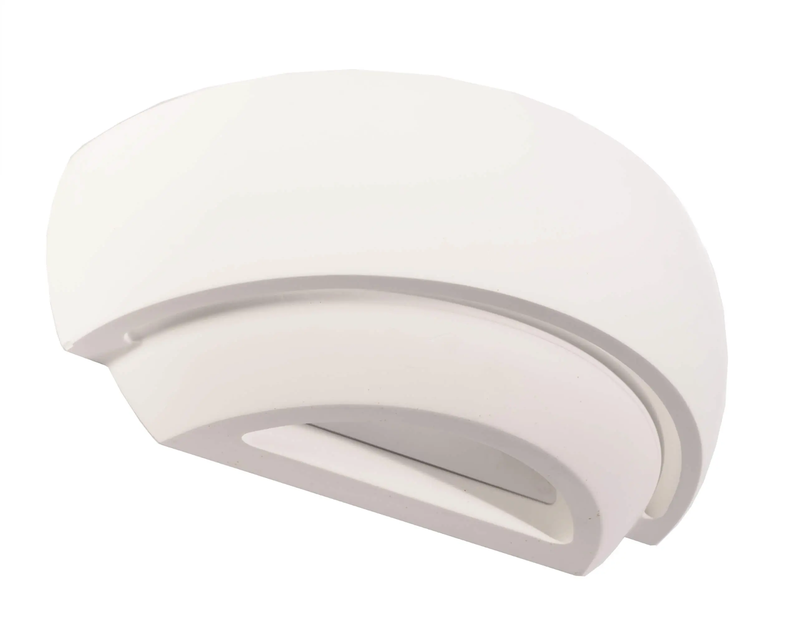Wandlampe Twynnda Round Up&Down aus Gips 1-flammig