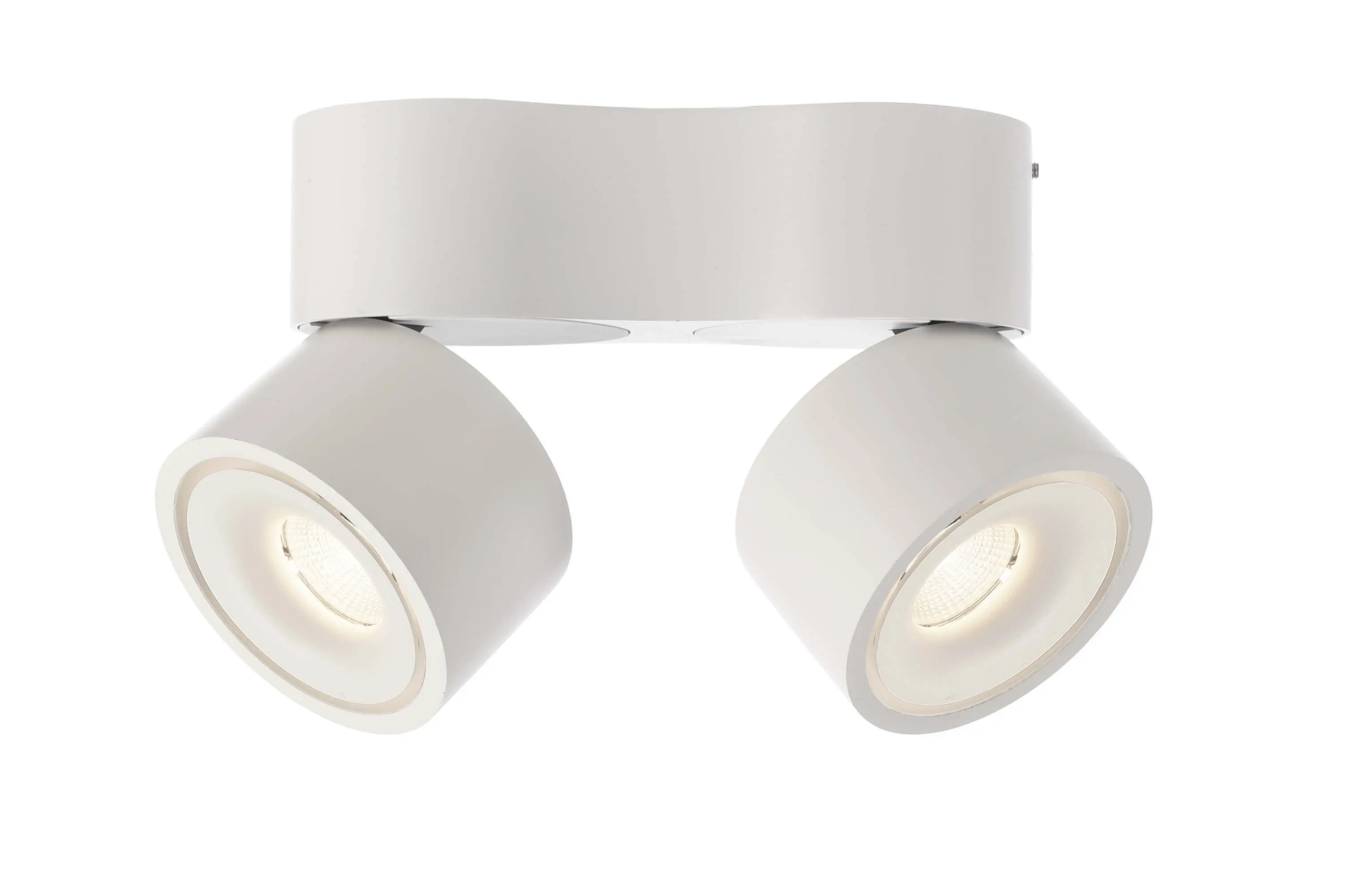 LED-Deckenlampe Uni Double Mini weiß 15W 3000K 980lm