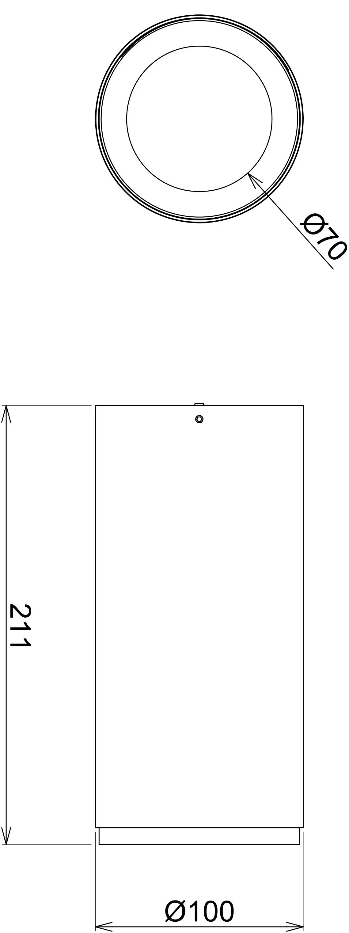 LED-Deckenspot Lucea 30 CCT 30W 3K/4K 2900lm schwarz