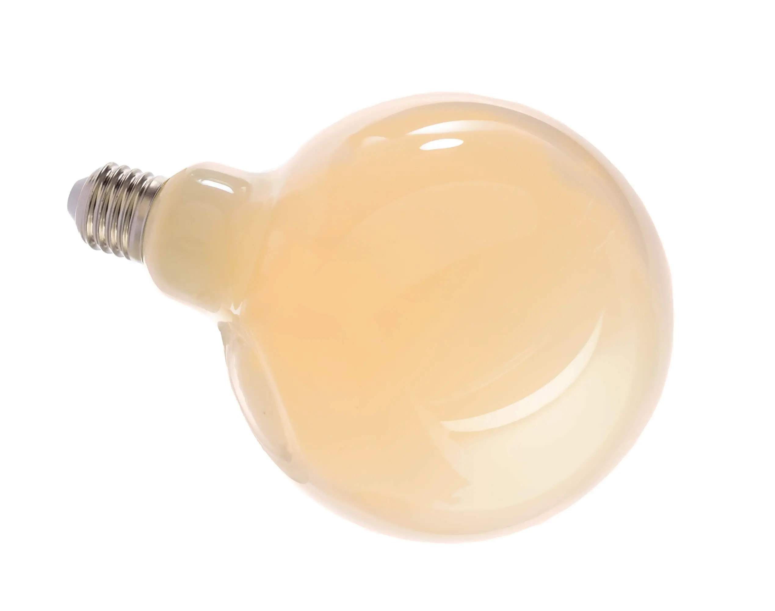 LED-Lampe Filament G125 E27 8,5W, 2700K, 930lm, milchig