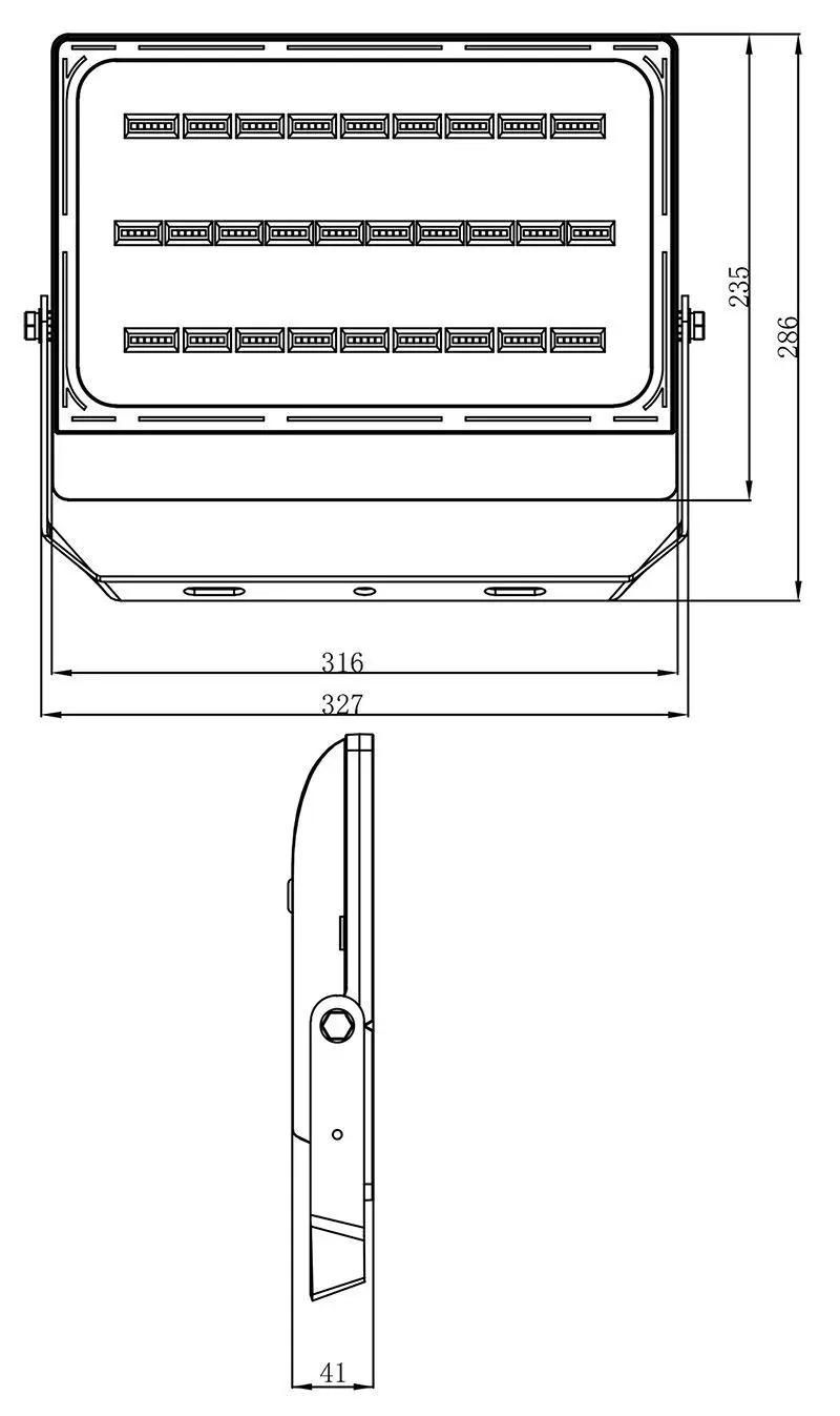 Fluter Brachium Titan IP65/44 LED 82W, 4000K, 8400lm