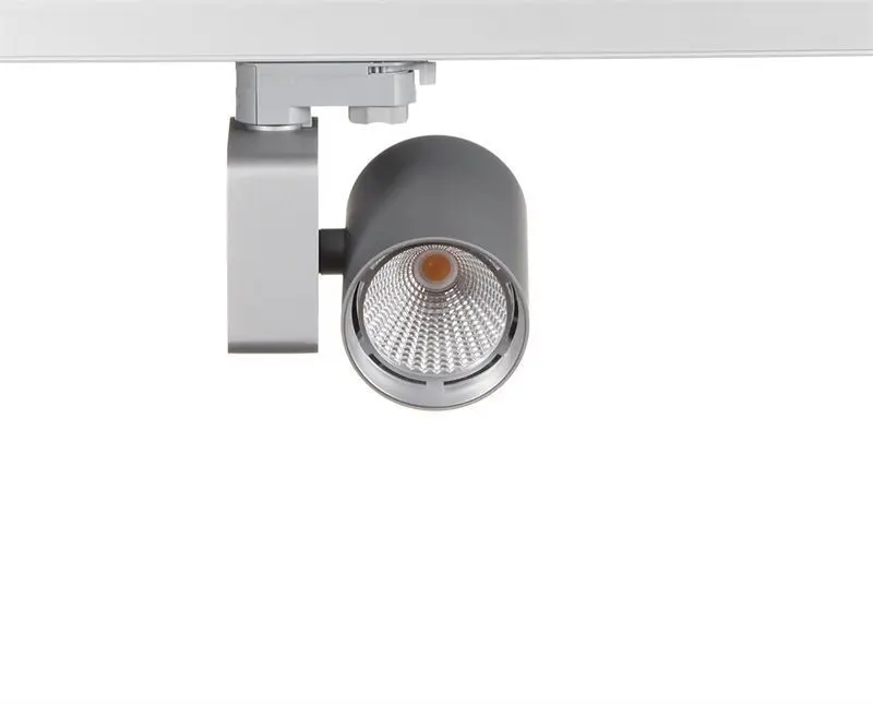 3-Phasen LED-Strahler Nihal Maxi 4000K Ø 8.6cm silber