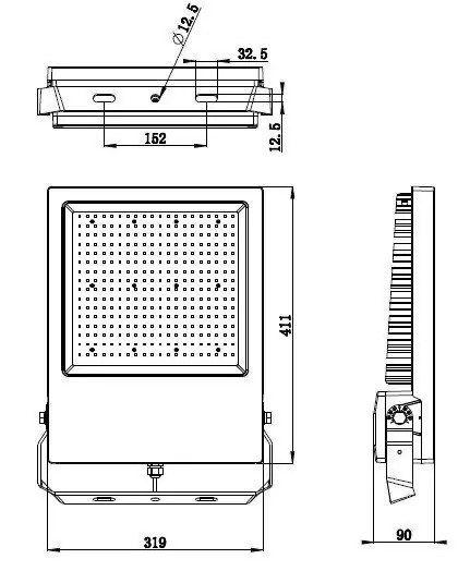 Fluter Atik Maximum IP65/44 LED 152W, 4000K, 21350lm