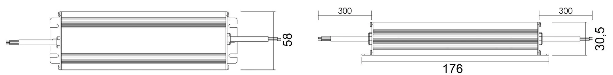 LED-Treiber Netzgerät IP67 DC/CV 24V, 40W, 0-1670mA