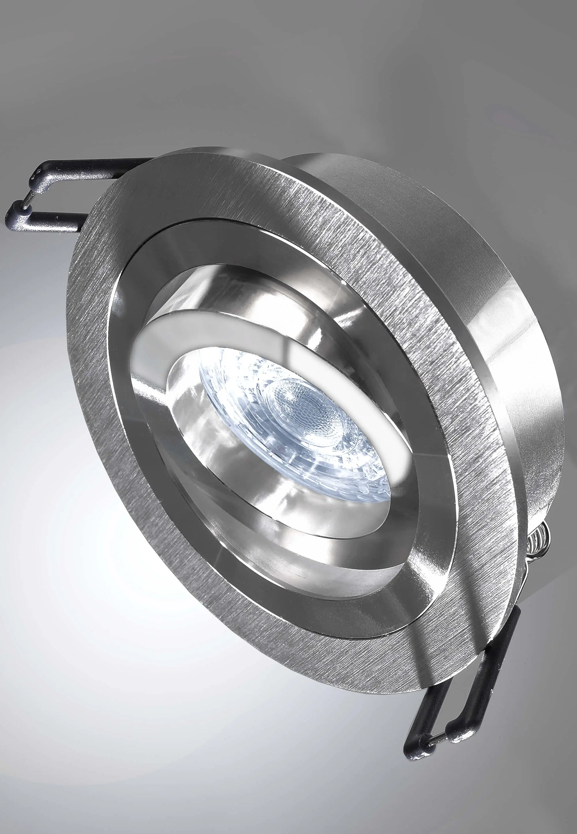 Einbaustrahler X-Light II schwenkbar in silber matt Ø 9.2cm