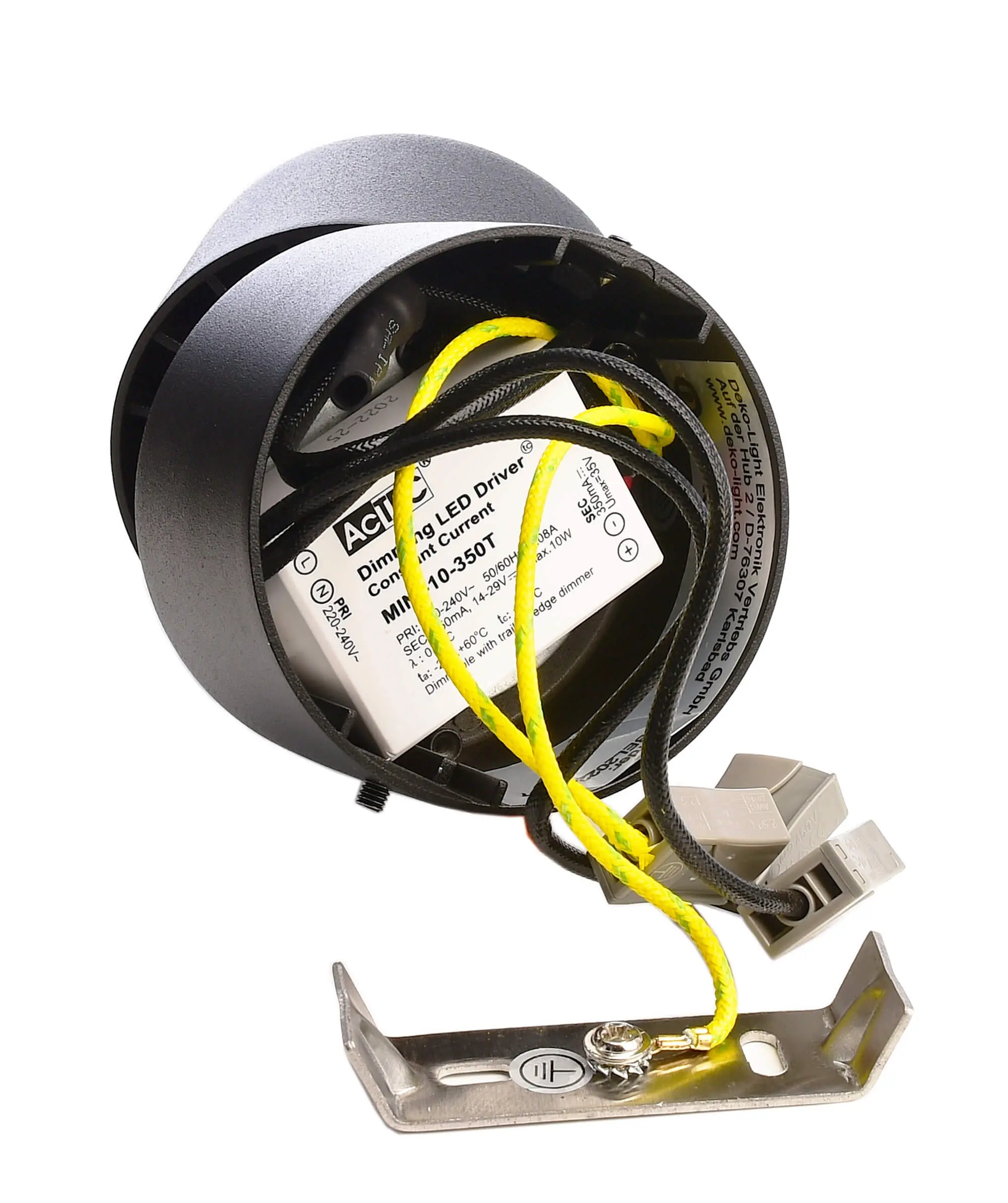 LED-Deckenlampe Uni II Mini schwarz dimmbar 11.3W 2700K