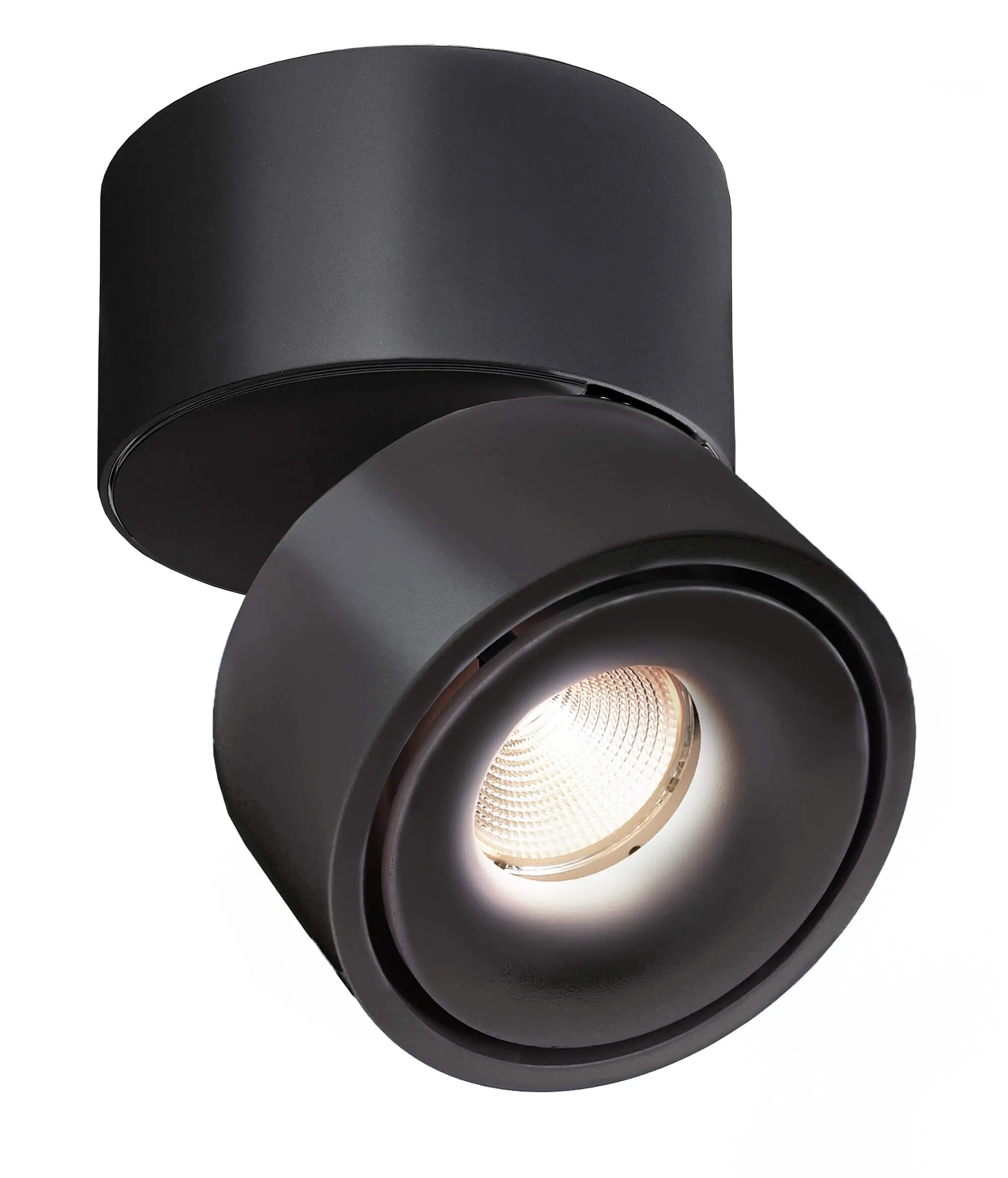 LED-Deckenlampe Uni II One Flex Ø 10cm, schwarz