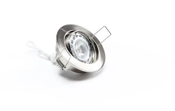 Einbaulampe Life schwenkbar mit Ø 8.1cm silber