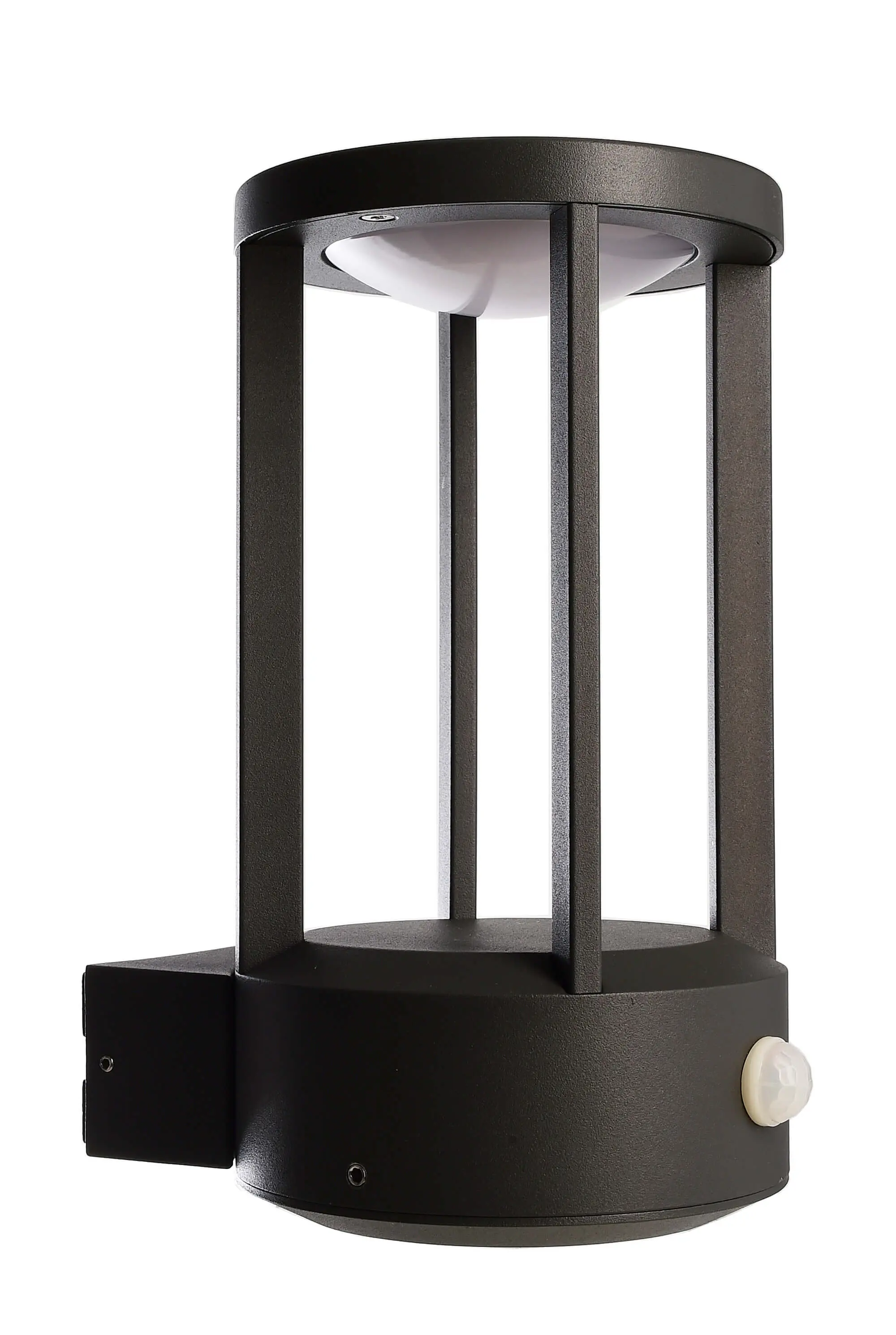 LED-Außenwandlampe Elegant Albaldah Sensor in grau