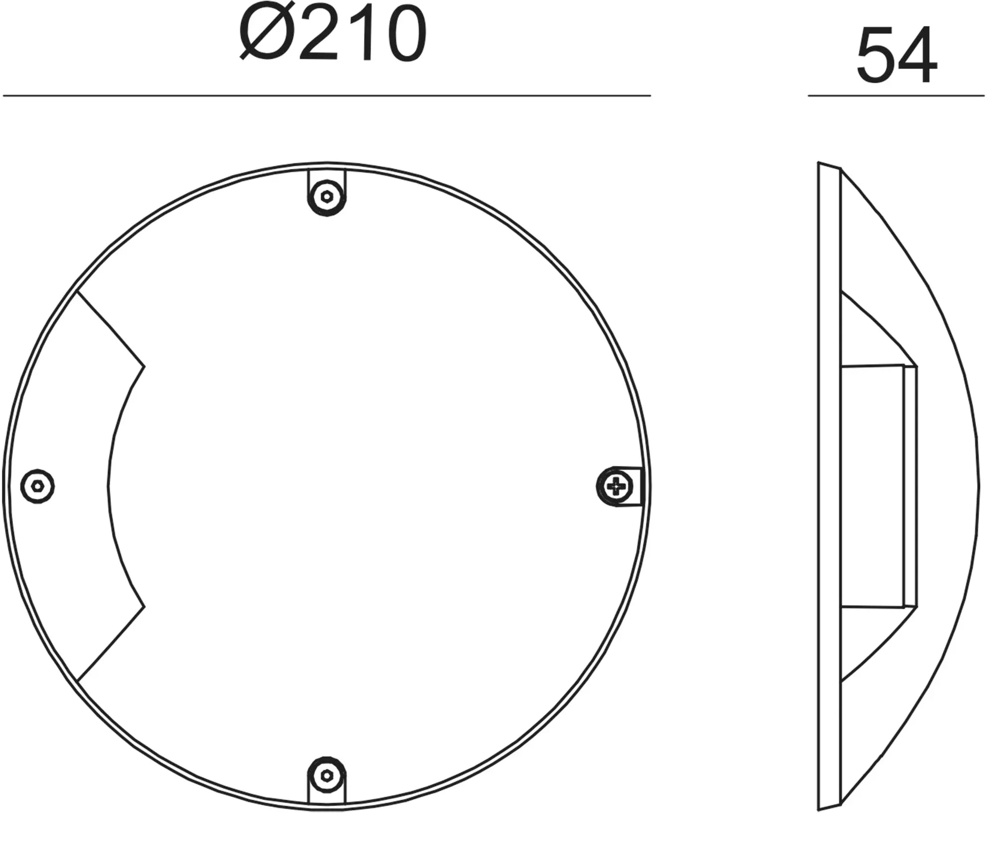 Pollerleuchte Helios I 1er Auslass LED 2.5W, 3000K, 34lm